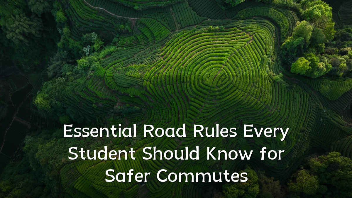 Essential Road Rules Every Student Should Know for Safer Commutes