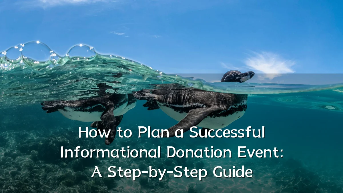 How to Plan a Successful Informational Donation Event: A Step-by-Step Guide