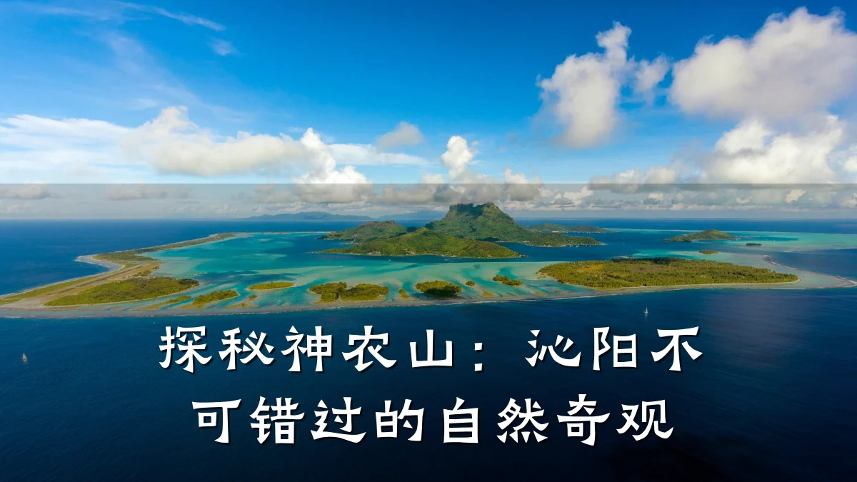 探秘神农山:沁阳不可错过的自然奇观