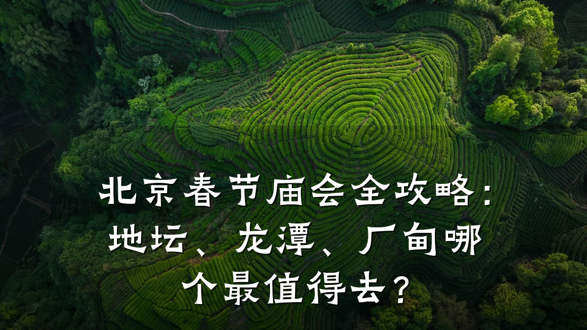 北京春节庙会全攻略：地坛、龙潭、厂甸哪个最值得去？