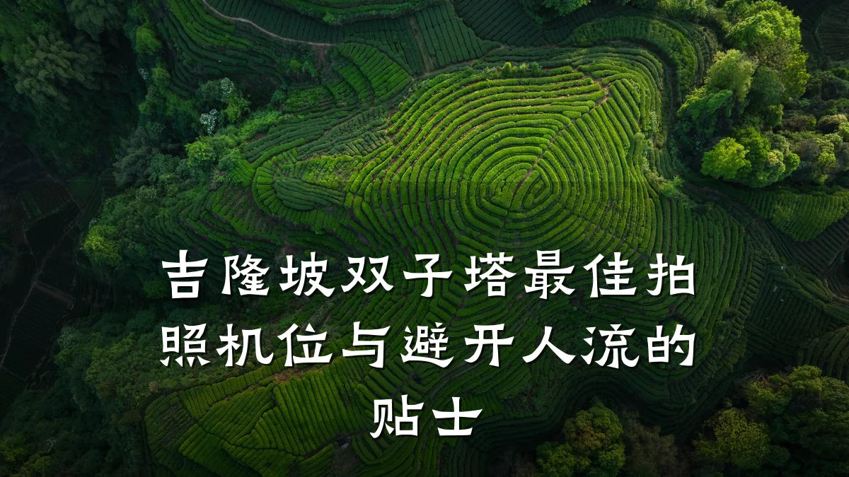 吉隆坡双子塔最佳拍照机位与避开人流的贴士