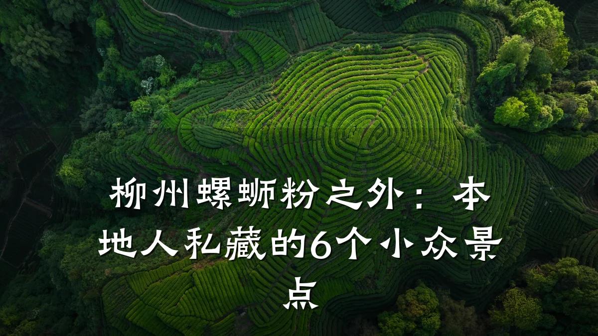 柳州螺蛳粉之外:本地人私藏的6个小众景点