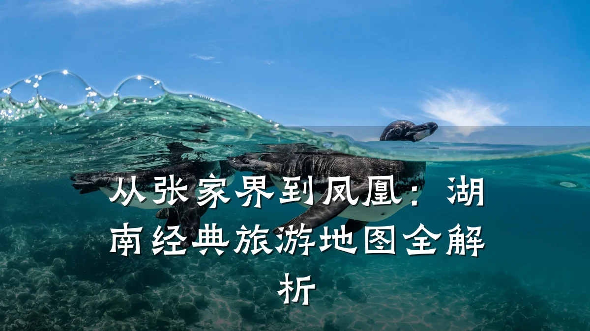 从张家界到凤凰：湖南经典旅游地图全解析