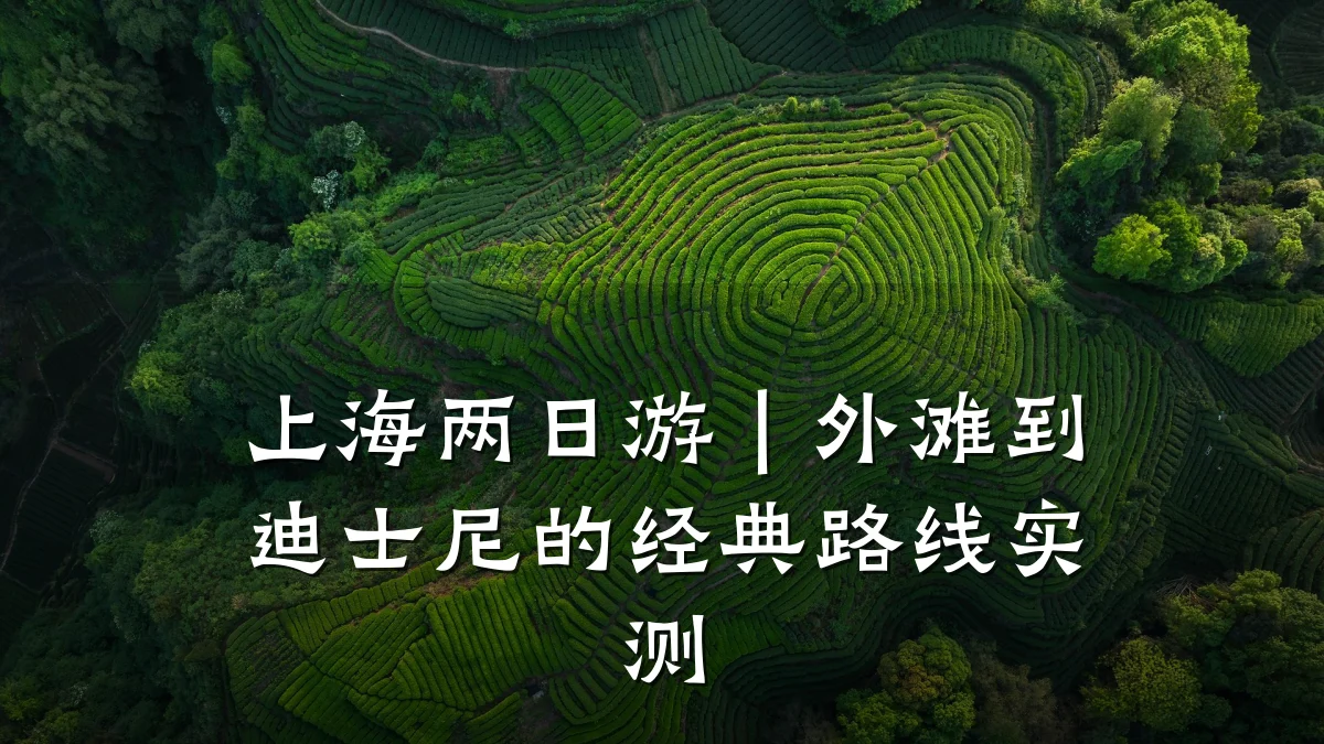 上海两日游|外滩到迪士尼的经典路线实测