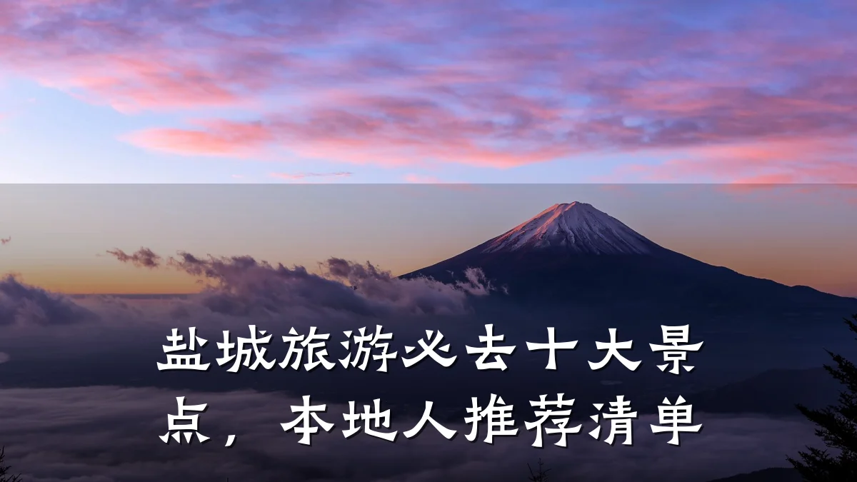 盐城旅游必去十大景点,本地人推荐清单