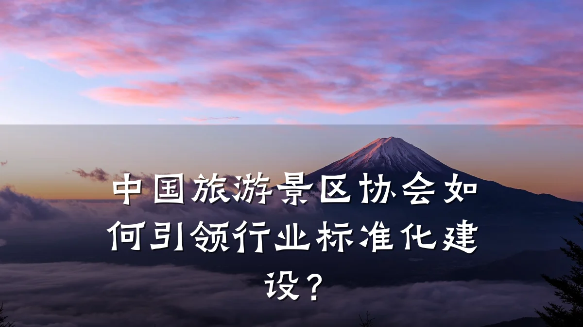 中国旅游景区协会如何引领行业标准化建设?