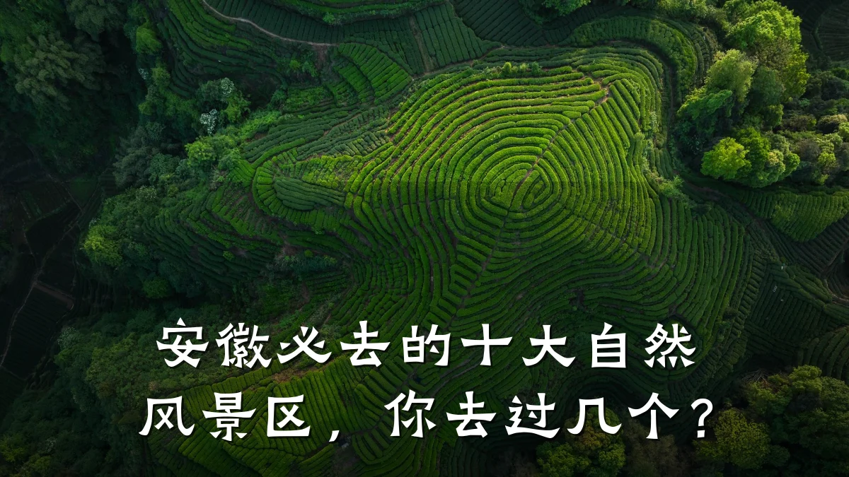 安徽必去的十大自然风景区,你去过几个?
