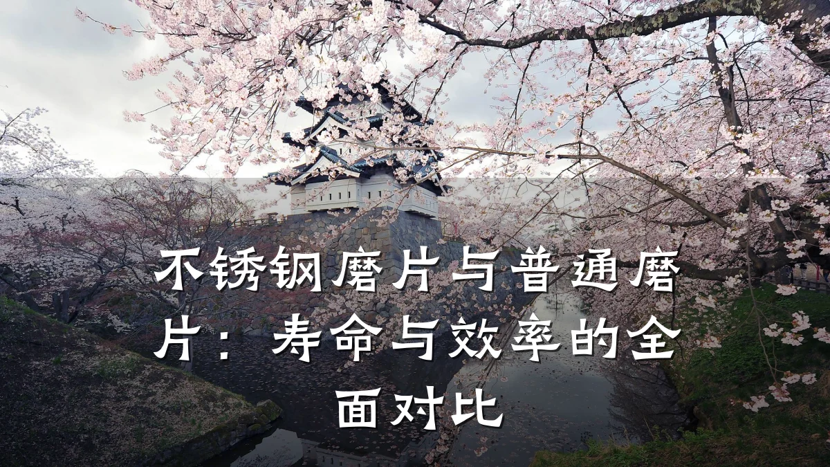 不锈钢磨片与普通磨片:寿命与效率的全面对比