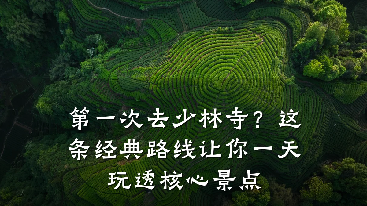 第一次去少林寺?这条经典路线让你一天玩透核心景点