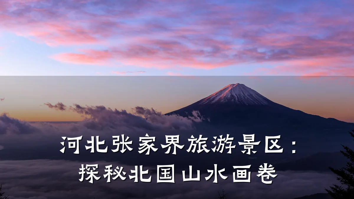 河北张家界旅游景区:探秘北国山水画卷
