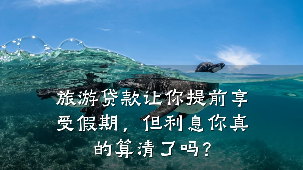 旅游贷款让你提前享受假期,但利息你真的算清了吗?