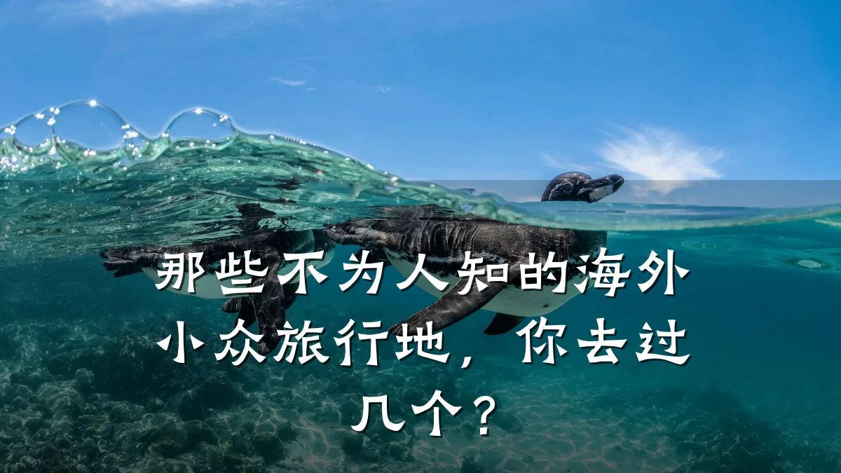那些不为人知的海外小众旅行地，你去过几个？