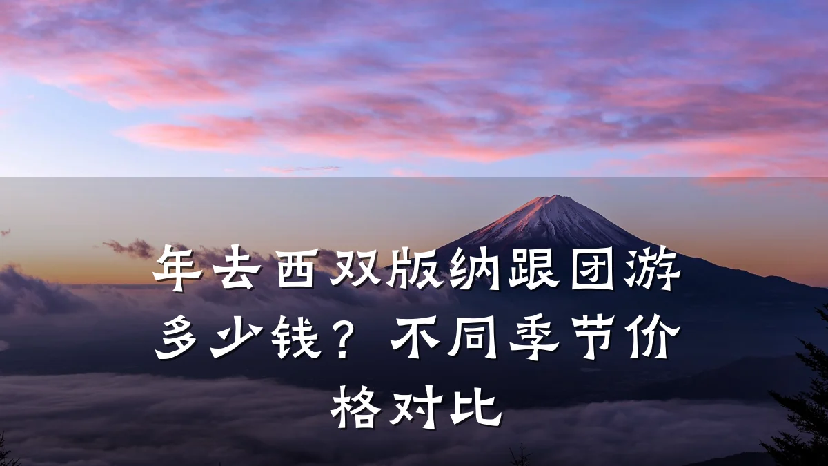 年去西双版纳跟团游多少钱?不同季节价格对比