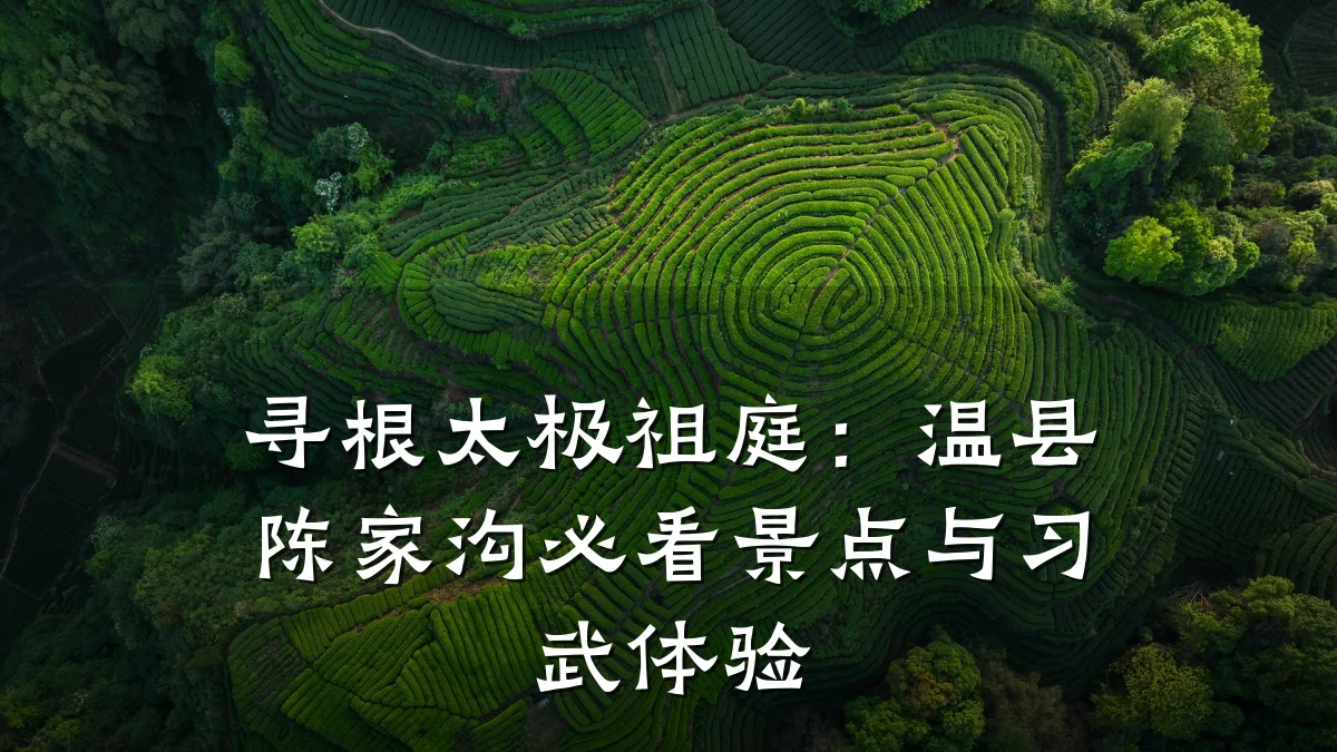 寻根太极祖庭:温县陈家沟必看景点与习武体验