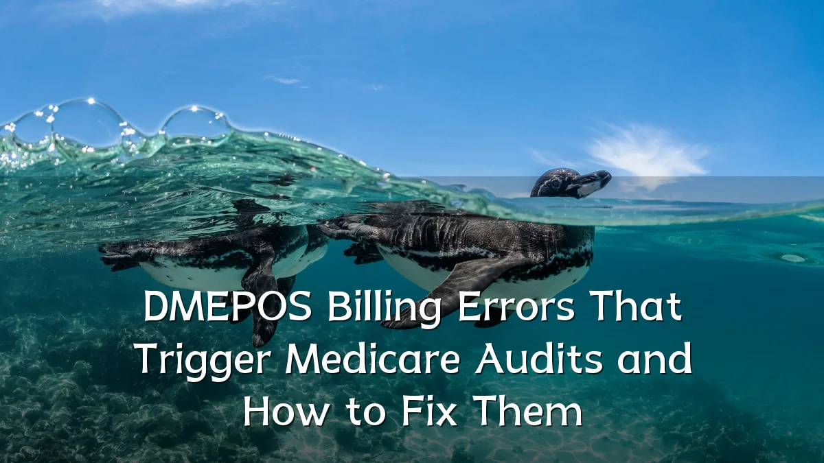 DMEPOS Billing Errors That Trigger Medicare Audits and How to Fix Them